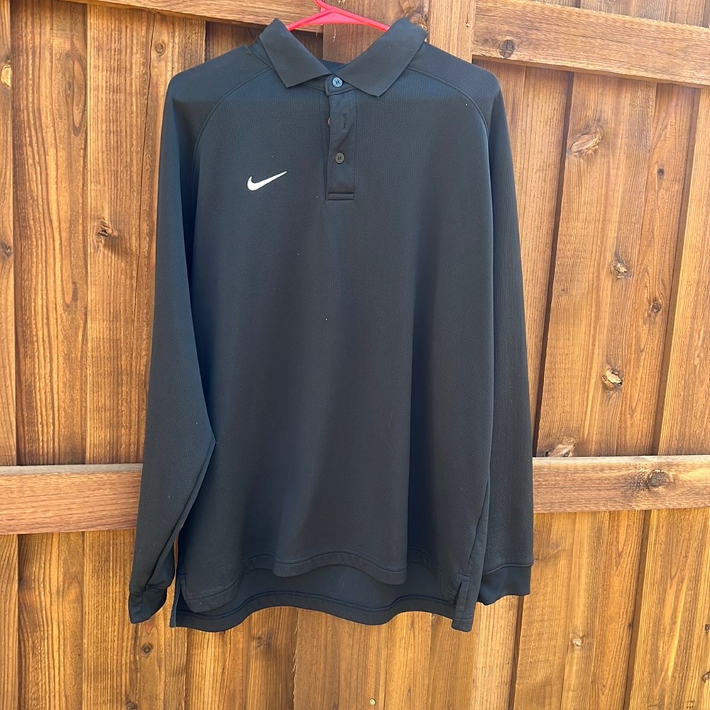 Nike Long Sleeve Polo Type Shirt XL